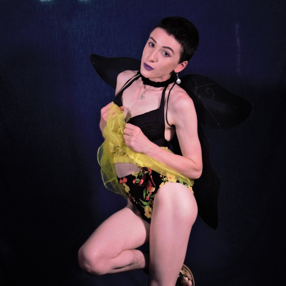 High-waisted Floral Swim Bottoms and Costume Piece for Raves, Festivals, Events